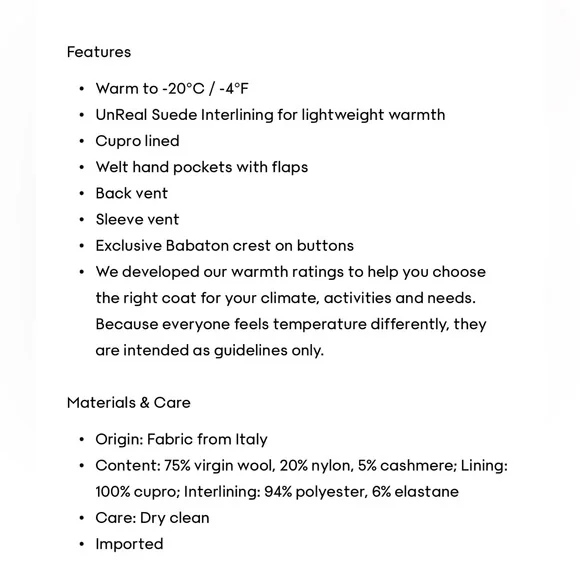 NWT Aritzia Babaton Constant Coat Sodt Wool Cashmere in Matte Pearl - Picture 5 of 12